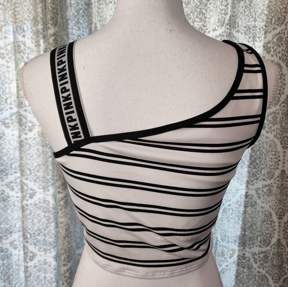 PINK Victoria Secret Women's Ultimate Logo Strap Sports Crop - Picture 7 of 8